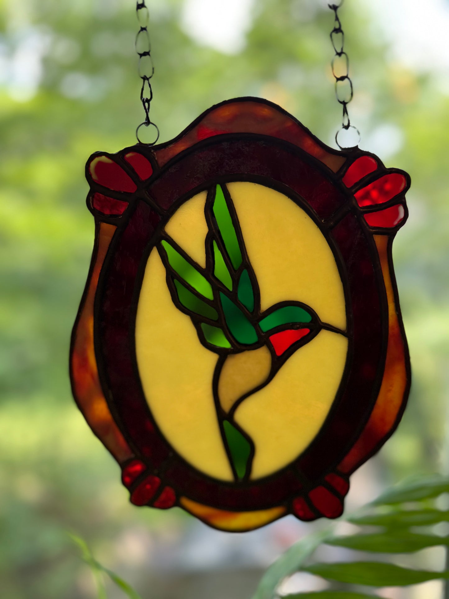 Hummingbird with Ornate Frame