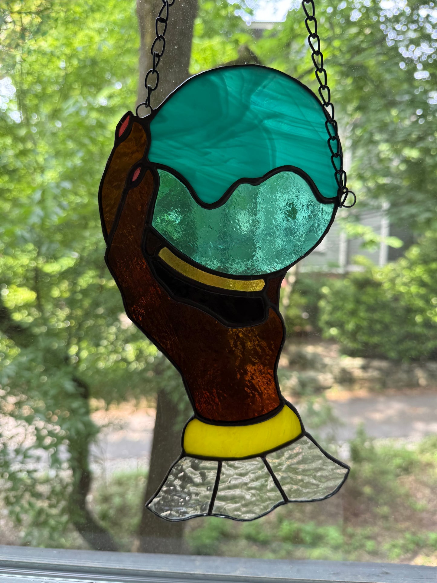 Victorian Hand with Crystal Ball