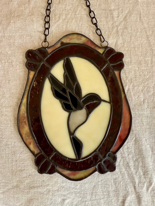 Hummingbird with Ornate Frame