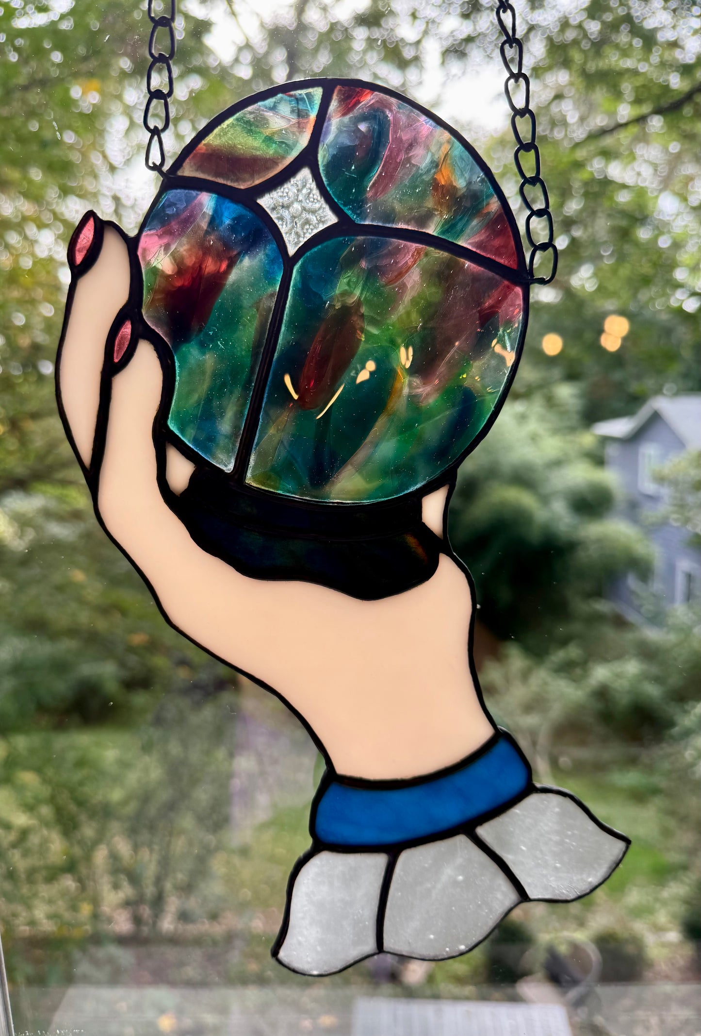 Victorian Hand with Crystal Ball