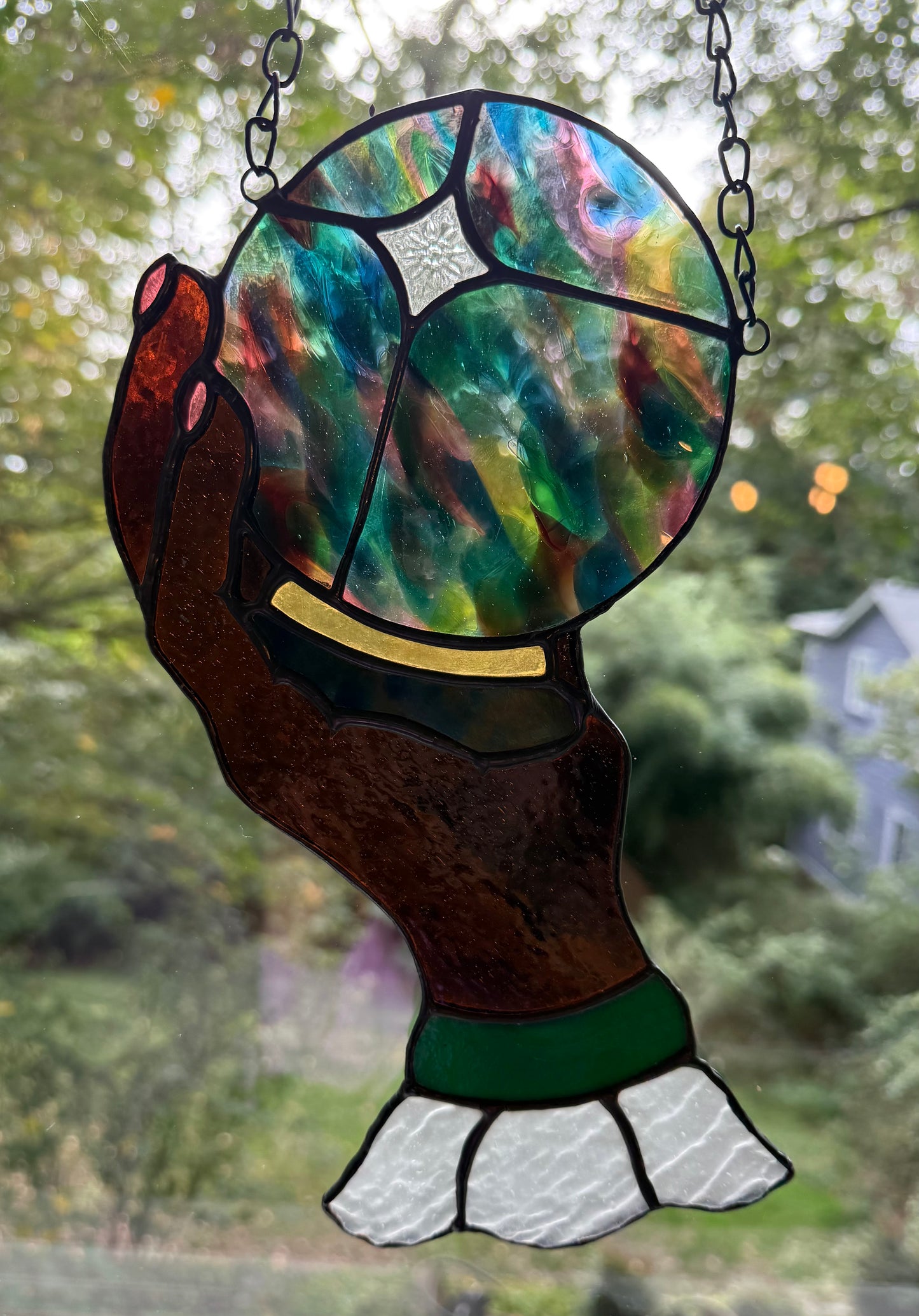 Victorian Hand with Crystal Ball