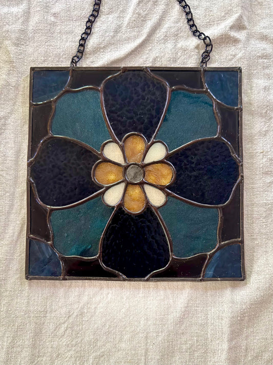 Blue Daisy Tile