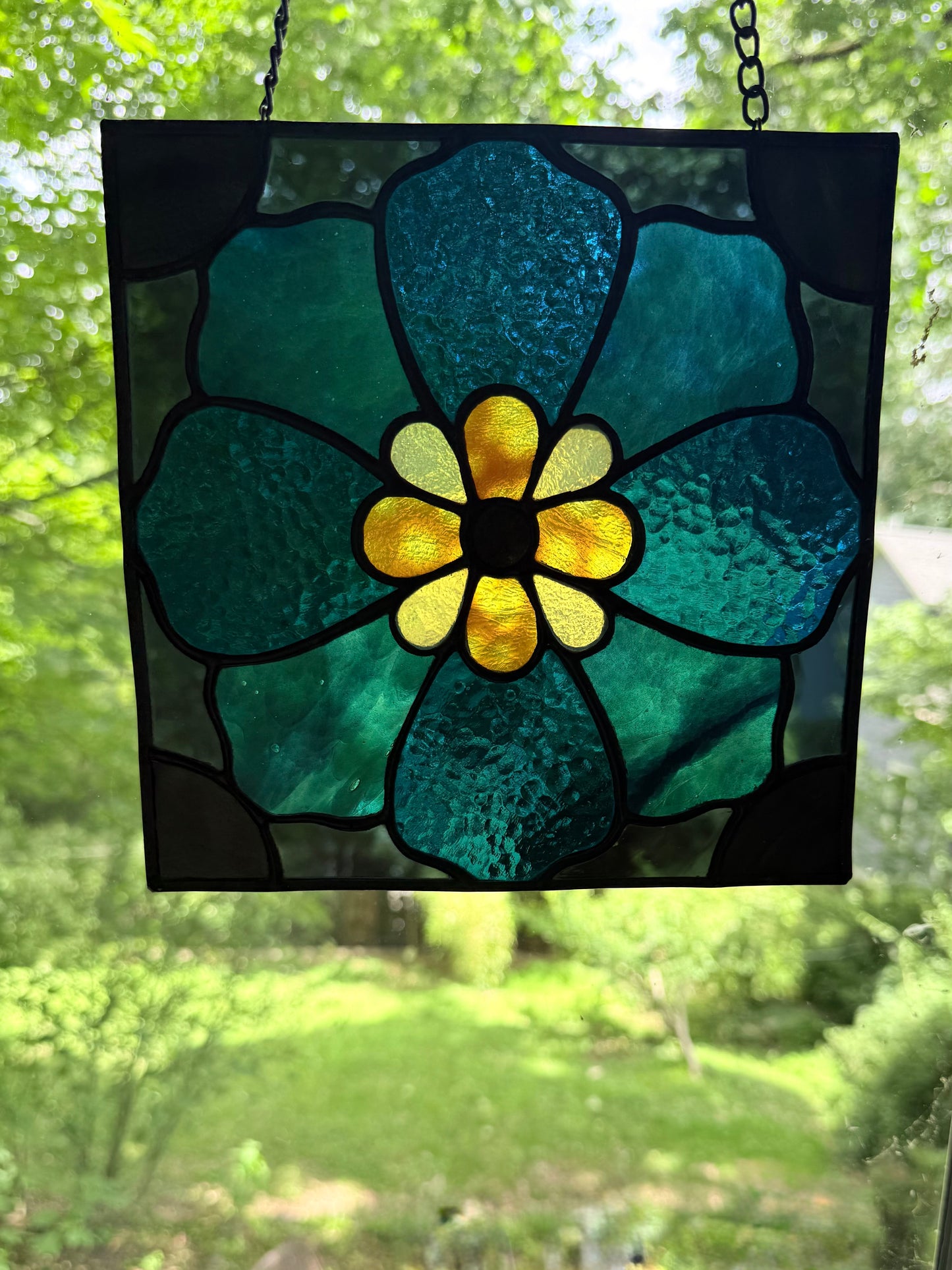 Blue Daisy Tile